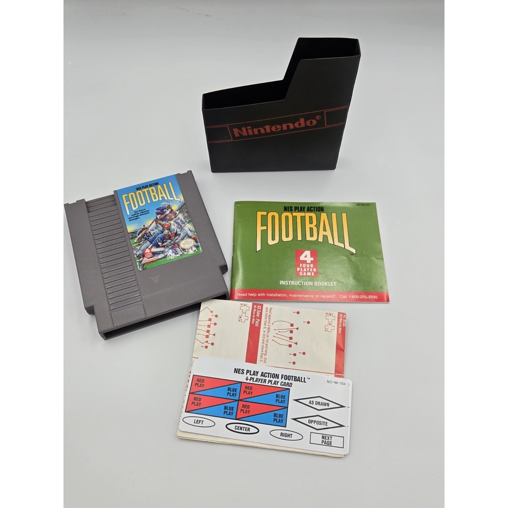 Nintendo Games (3) NFL Power Play, Jaleco Bases Loaded, NES Play Action Football - Picture 4 of 9